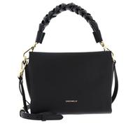 COCCINELLE Cuero bolso bandolera bolso de hombro Boheme Grana Double Crossbody Double Grainy Leather Noir/Cognac negro