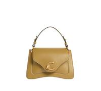 COCCINELLE Cuero bolso bandolera bolso de hombro C-Me Calf Handbag Seagrass caqui