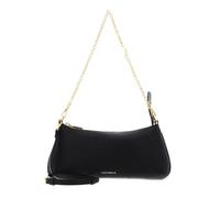 COCCINELLE Cuero bolso bandolera bolso de hombro C-Me Chain Mini Bag Grained Leather Noir negro