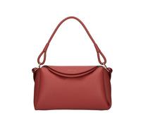 COCCINELLE Cuero bolso bandolera bolso de hombro Eclyps Handbag Grained Leather Pot rojo claro