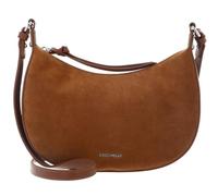 COCCINELLE Cuero bolso bandolera bolso de hombro Fujiko Suede Bi Mini Bag Cognac marrón