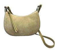 COCCINELLE Cuero bolso bandolera bolso de hombro Fujiko Suede Bi Mini Bag Seagrass/Seagrass caqui