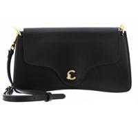 COCCINELLE Cuero bolso bandolera bolso de mano C-Me Calf Hi-Tech Crossbody Bag Noir negro