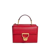 COCCINELLE Cuero bolso bandolera bolso de noche Arlettis Handbag Grainy Leather Scarlet rojo