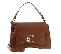 COCCINELLE Cuero bolso bandolera C-Me Grained Leather Handbag Cognac marrón