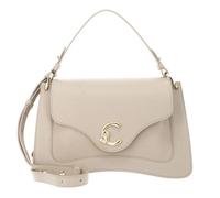 COCCINELLE Cuero bolso bandolera C-Me Grained Leather Handbag Sandshell beige