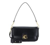 COCCINELLE Cuero bolso bandolera C-Me Lock Shiny Smooth Handbag Leather Noir negro