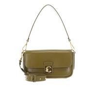 COCCINELLE Cuero bolso bandolera C-Me Lock Shiny Smooth Handbag Leather Seagrass caqui