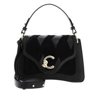 COCCINELLE Cuero bolso bandolera C-Me N.Geo.Pat Handbag Noir/Noir negro