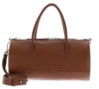 COCCINELLE Cuero bolso bandolera Myrtha Maxi Log Handbag Cognac marrón