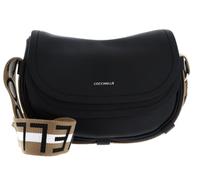 COCCINELLE Cuero bolso bandolera Raquel Crossbody Bag Noir/Cognac negro