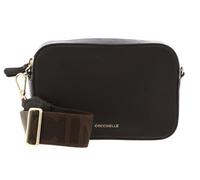 COCCINELLE Cuero bolso bandolera Tebe Crossover Bag Fango verde oscuro