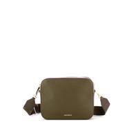 COCCINELLE Cuero bolso bandolera Tebe Crossover Bag Fango verde oscuro