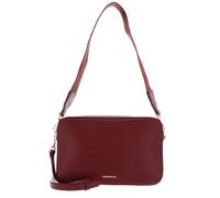 Coccinelle Tebe Bolso de hombro rojo oscuro, cuero, mujer