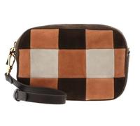 COCCINELLE Cuero bolso bandolera Tebe Vichy Patch Mini Bag Mul. Robin/Fango verde oscuro