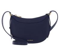COCCINELLE Cuero bolso bandolera Whisper Grained Leather Mini Bag Royal Blue azul