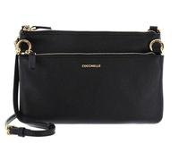 COCCINELLE Cuero bolso bandolera Yvonne Mini Bag Noir negro