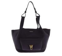 COCCINELLE Cuero bolso Beat Shopping Double Grainy Leather Handbag Prune/Ribes morado oscuro