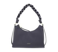 COCCINELLE Cuero bolso de hombro Boheme Grana Double Shoulder Bag Stove/Midn. Blue gris azulado