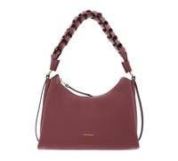 COCCINELLE Cuero bolso de hombro Boheme Grana Double Shoulder Bag Wint. Rose/Berry arándano