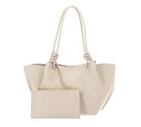 COCCINELLE Cuero bolso de hombro bolsa de utensilios Finn Handbag Grained Leather Sandshell beige
