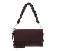 COCCINELLE Cuero bolso de hombro bolso bandolera Boheme Grana Double Shoulder Bag Berry/Wint. Rose morado oscuro