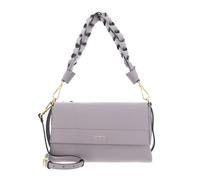 COCCINELLE Cuero bolso de hombro bolso bandolera Boheme Grana Double Shoulder Bag Oyster/Pearl malva