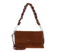 COCCINELLE Cuero bolso de hombro bolso bandolera Boheme Shoulder Bag Suede Leather/Grained Lea. Cognac/Cognac marrón claro