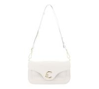 COCCINELLE Cuero bolso de hombro bolso bandolera C-Me Handbag Grainy Leather Pearl crema
