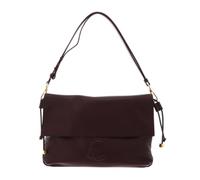 COCCINELLE Cuero bolso de hombro bolso bandolera Lidia Handbag Smooth Leather Berry morado oscuro
