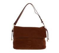 COCCINELLE Cuero bolso de hombro bolso bandolera Lidia Handbag Suede Leather/Smooth Leather Cognac/Cognac marrón claro