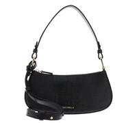 COCCINELLE Cuero bolso de hombro bolso bandolera Merveille Lizard Mini Bag Noir negro