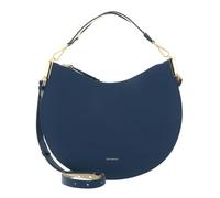 COCCINELLE Cuero bolso de hombro bolso bandolera Sunup Handbag Double Grainy Leather Deep Blue/Sandshell azul petróleo