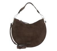 COCCINELLE Cuero bolso de hombro bolso bandolera Sunup Handbag Suede Leather Fango verde oscuro