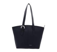 COCCINELLE Cuero bolso de hombro bolso shopper Fern Handbag Grained Leather Midnight Blue azul marino