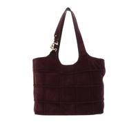 COCCINELLE Cuero bolso de hombro C-Easy Check E Shoulder Bag Berry/Berry morado oscuro