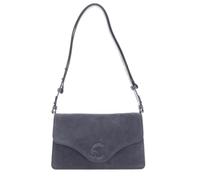 COCCINELLE Cuero bolso de hombro C-Me Softy Shoulder Bag Suede Le. / Grained Le. Stove/Stove gris azulado