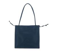 COCCINELLE Cuero bolso de hombro Dulse Handbag Deep Blue azul petróleo