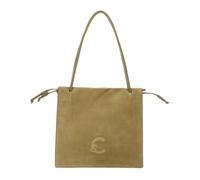 COCCINELLE Cuero bolso de hombro Dulse Suede Handbag Seagrass/Seagrass caqui