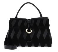 COCCINELLE Cuero bolso de hombro Elisbet N.Geo.Pat Handbag Noir/Noir negro