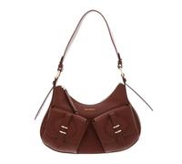 COCCINELLE Cuero bolso de hombro Mavery Pocket Shoulder Bag Grained Leather Cognac marrón
