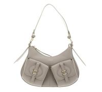 COCCINELLE Cuero bolso de hombro Mavery Pocket Shoulder Bag Grained Leather Eucalipto gris verdoso