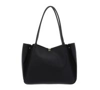 COCCINELLE Cuero bolso de hombro Pansy Handbag Smooth Leather/Suede Leather Noir/Noir negro