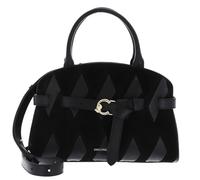 COCCINELLE Cuero bolso de hombro Sabine Handbag N.Geo.Pat Noir/Noir negro