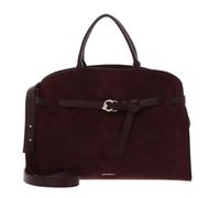 COCCINELLE Cuero bolso de hombro Sabine Suede Bi Handbag Berry/Berry morado oscuro