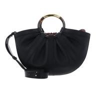 COCCINELLE Cuero bolso de hombro Shell Handbag Smooth Leather Noir negro