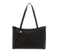 COCCINELLE Cuero bolso de hombro Thess Handbag Grained Leather Fango verde oscuro