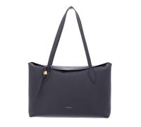 COCCINELLE Cuero bolso de hombro Thess Handbag Grained Leather Stove gris azulado