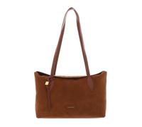 COCCINELLE Cuero bolso de hombro Thess Handbag Suede Le. / Grained Le. Cognac/Cognac marrón