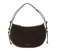 COCCINELLE Cuero bolso de hombro Thess Handbag Suede Le. / Grained Le. Fango/Fango verde oscuro